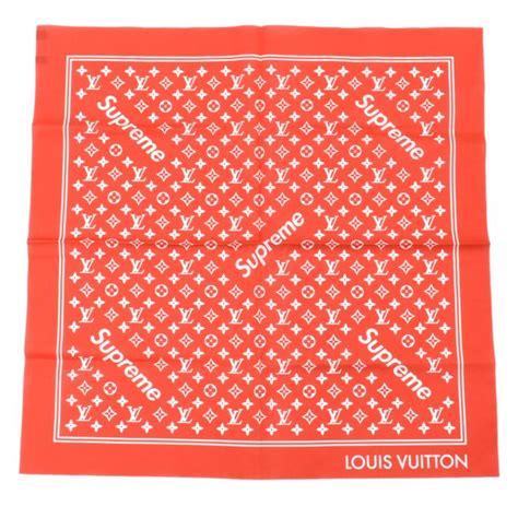 louis vuitton supreme schal rot|supreme x Louis Vuitton.